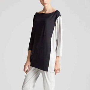 Annette Gortz SS/14 Bar Black Grey Block Knit Pullover